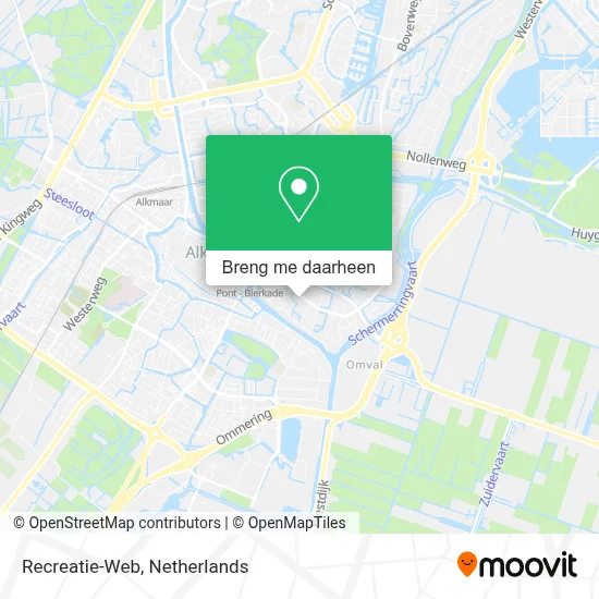 Recreatie-Web kaart