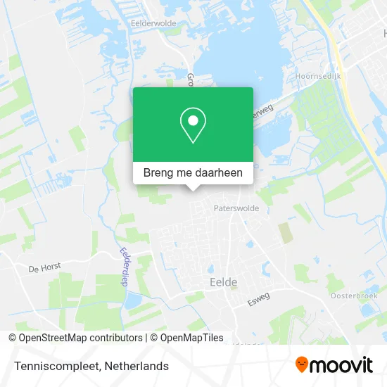 Tenniscompleet kaart