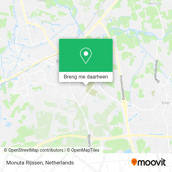 Monuta Rijssen kaart