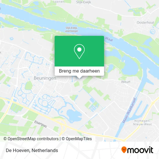 De Hoeven kaart
