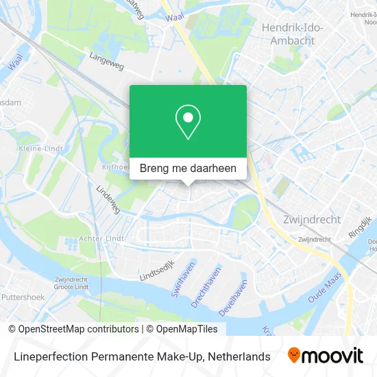 Lineperfection Permanente Make-Up kaart