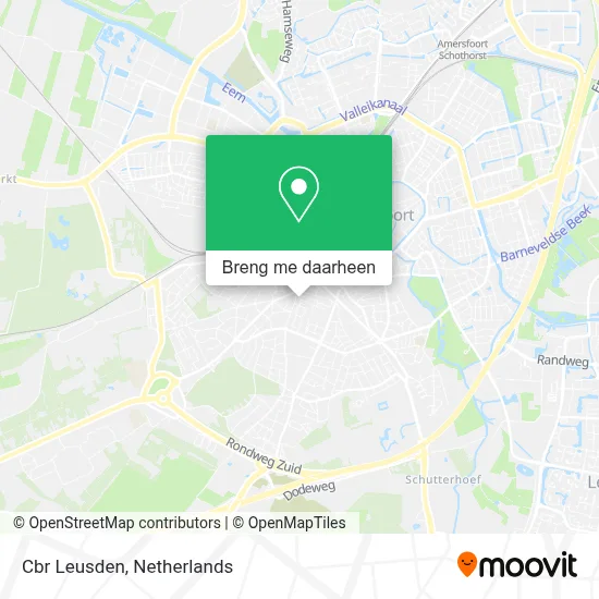 Cbr Leusden kaart