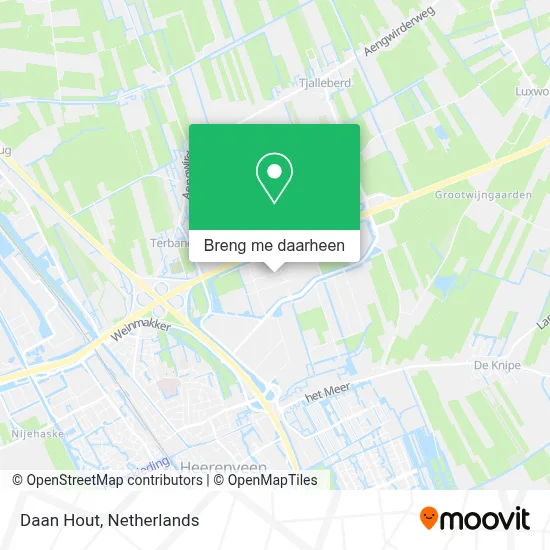 Daan Hout kaart