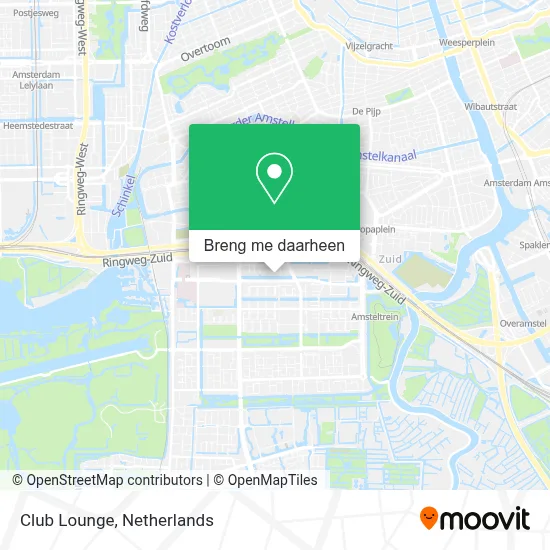 Club Lounge kaart