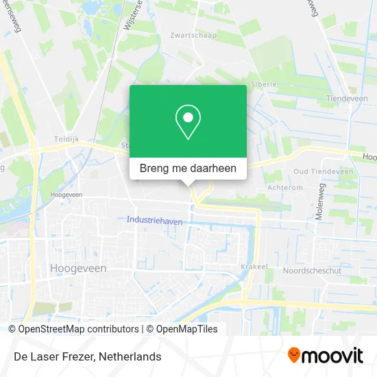 De Laser Frezer kaart