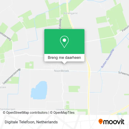 Digitale Telefoon kaart