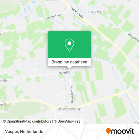Vesper kaart