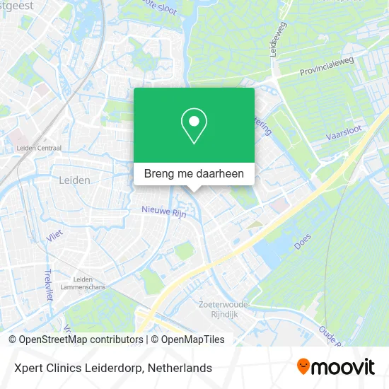 Xpert Clinics Leiderdorp kaart