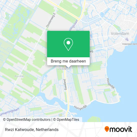 Rwzi Katwoude kaart