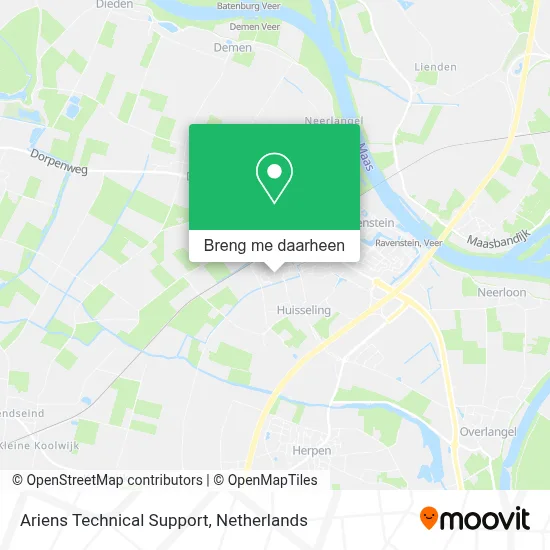 Ariens Technical Support kaart