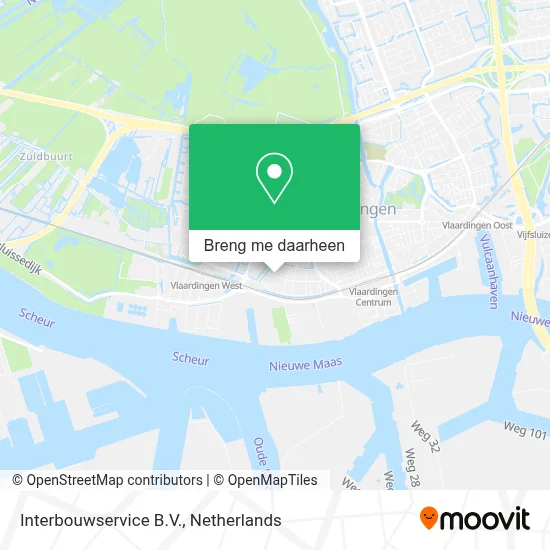 Interbouwservice B.V. kaart