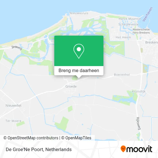 De Groe'Ne Poort kaart