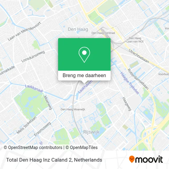 Total Den Haag Inz Caland 2 kaart