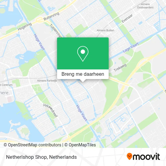 Netherlshop Shop kaart