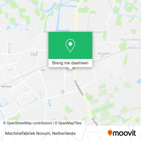 Machinefabriek Novum kaart