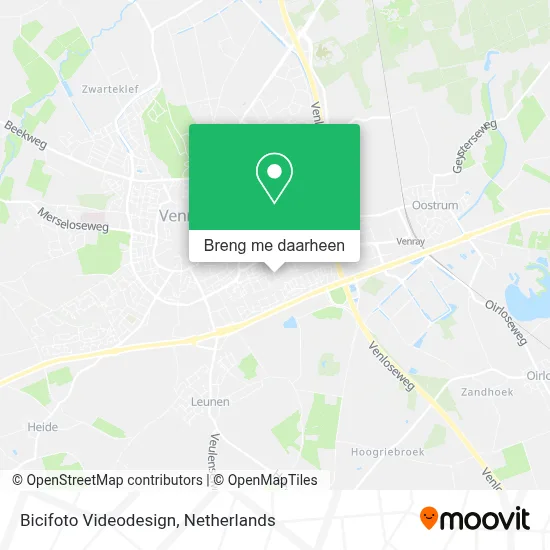 Bicifoto Videodesign kaart