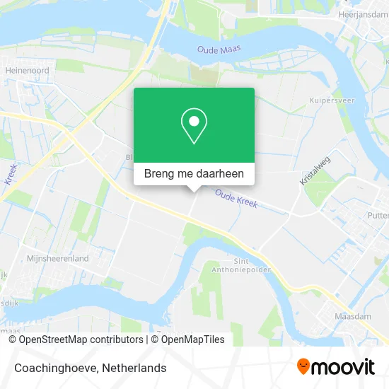 Coachinghoeve kaart