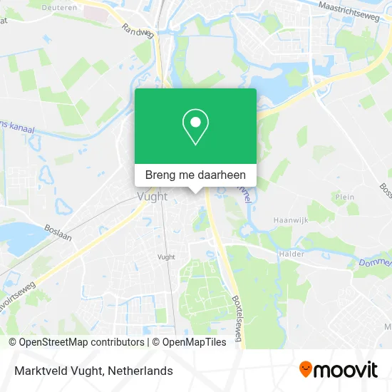 Marktveld Vught kaart
