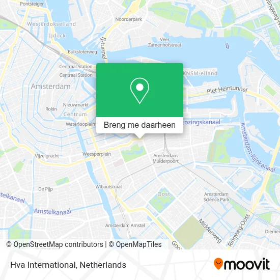 Hva International kaart