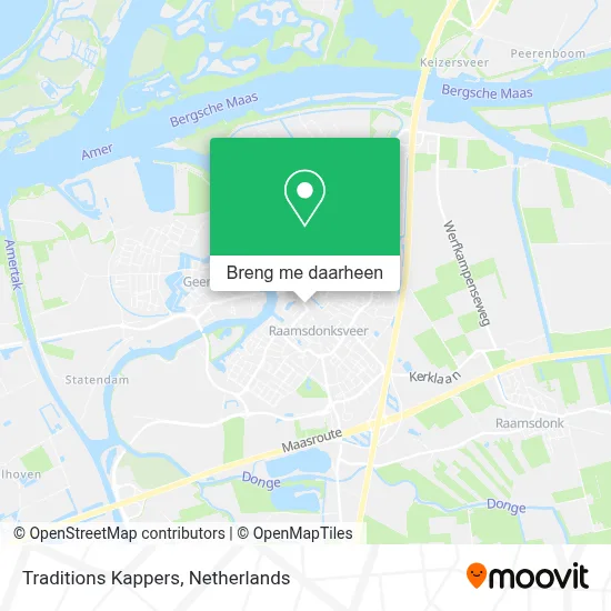 Traditions Kappers kaart