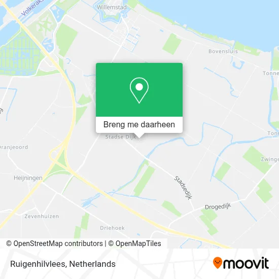 Ruigenhilvlees kaart