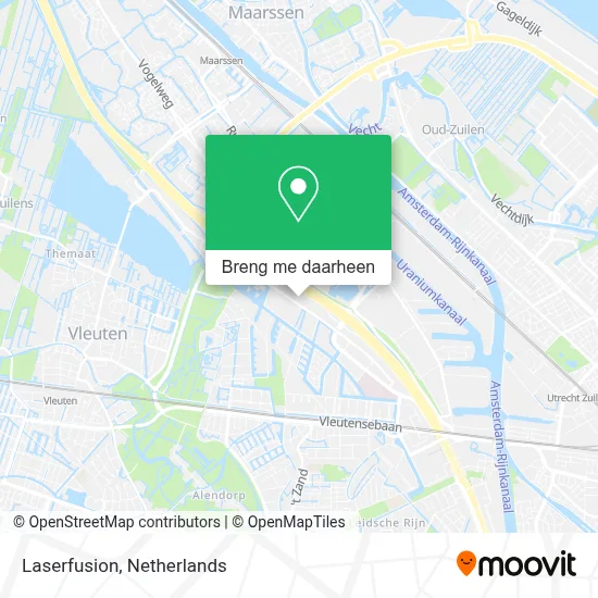Laserfusion kaart