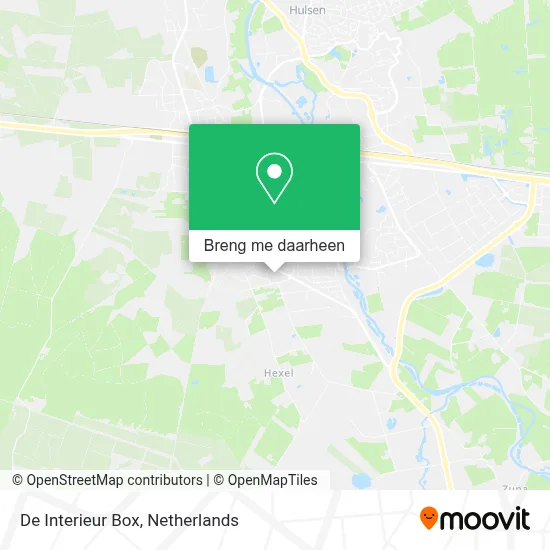 De Interieur Box kaart
