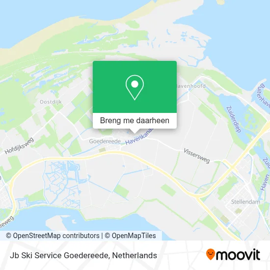 Jb Ski Service Goedereede kaart