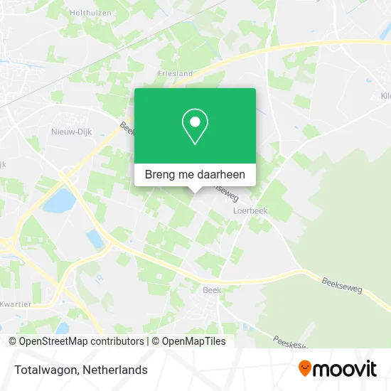 Totalwagon kaart
