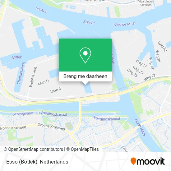 Esso (Botlek) kaart