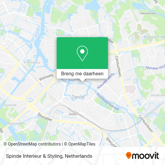 Spinde Interieur & Styling kaart