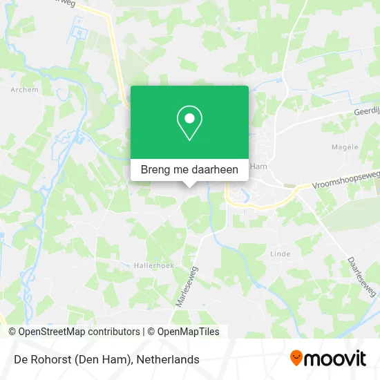 De Rohorst (Den Ham) kaart