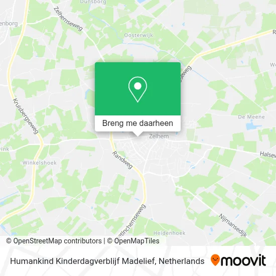 Humankind Kinderdagverblijf Madelief kaart