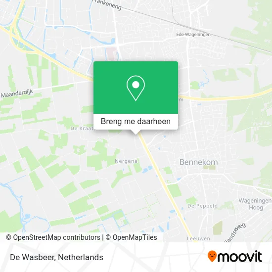 De Wasbeer kaart