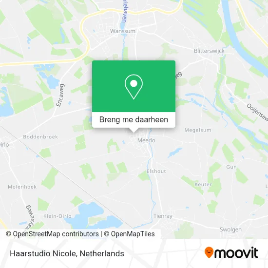 Haarstudio Nicole kaart