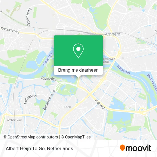 Albert Heijn To Go kaart