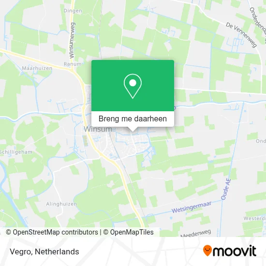 Vegro kaart