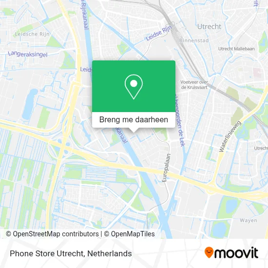 Phone Store Utrecht kaart