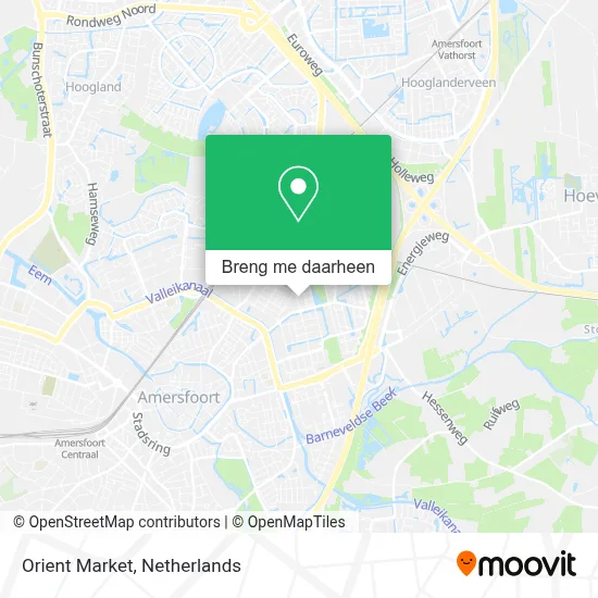 Orient Market kaart