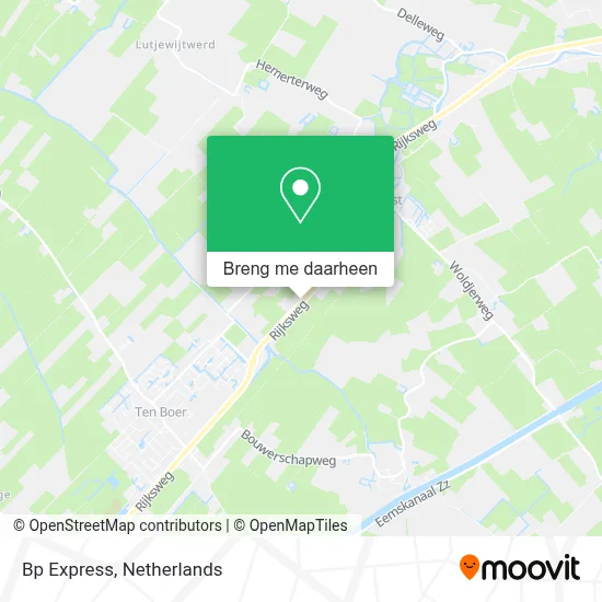 Bp Express kaart
