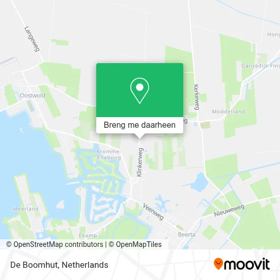 De Boomhut kaart