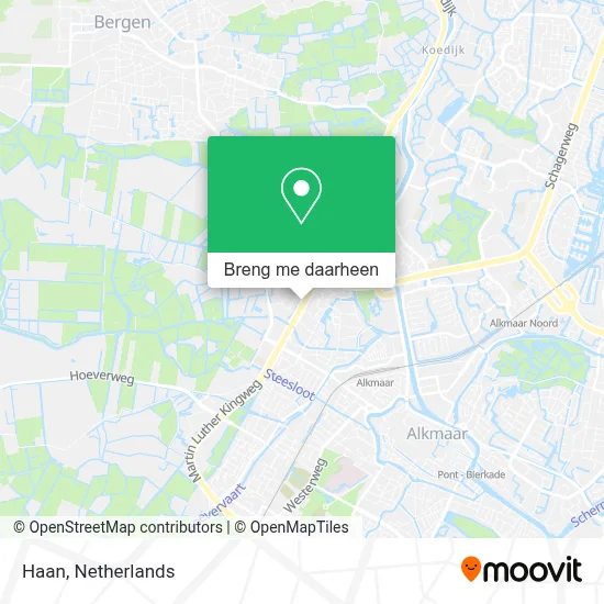 Haan kaart