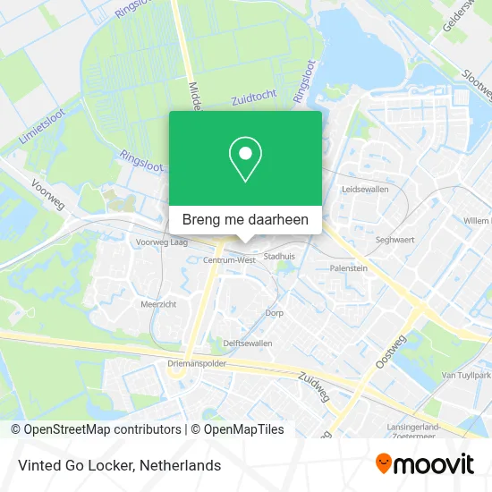 Vinted Go Locker kaart