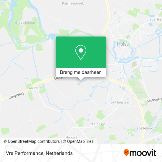 Vrs Performance kaart