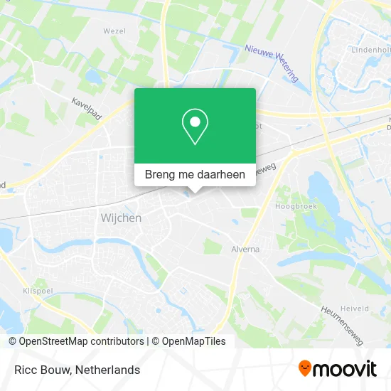 Ricc Bouw kaart