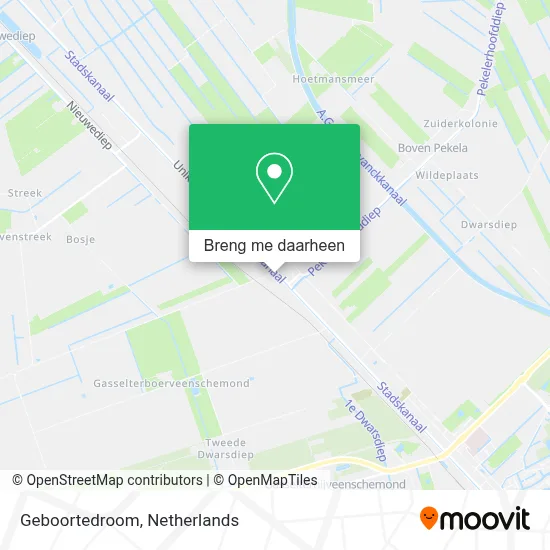 Geboortedroom kaart
