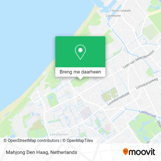 Mahjong Den Haag kaart