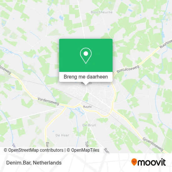 Denim.Bar kaart