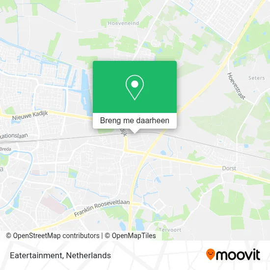 Eatertainment kaart