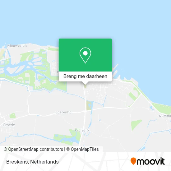 Breskens kaart